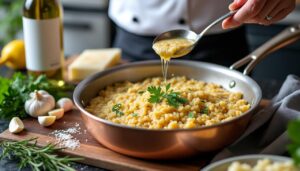 découvrez les astuces infaillibles des grands chefs pour préparer un risotto crémeux et savoureux à chaque fois. maîtrisez l'art du risotto parfait grâce à nos conseils experts.
